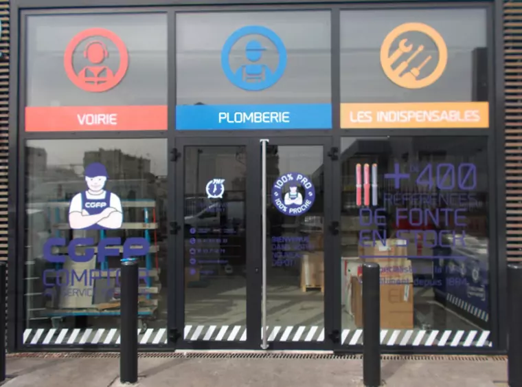 Décoration de vitrines