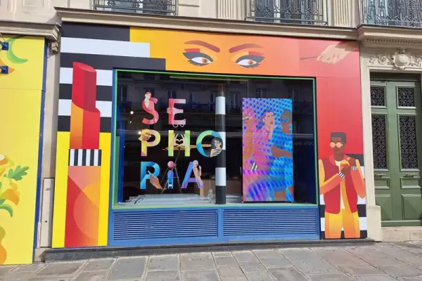 Adhésif et décoration de vitrine à Paris (75) image 2
